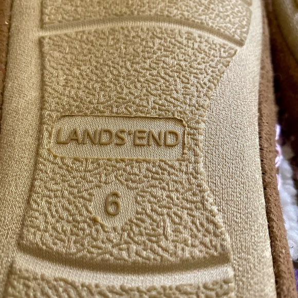 💥Lands End Sherpa Fleece Bootie House Slippers💥 - Picture 8 of 8